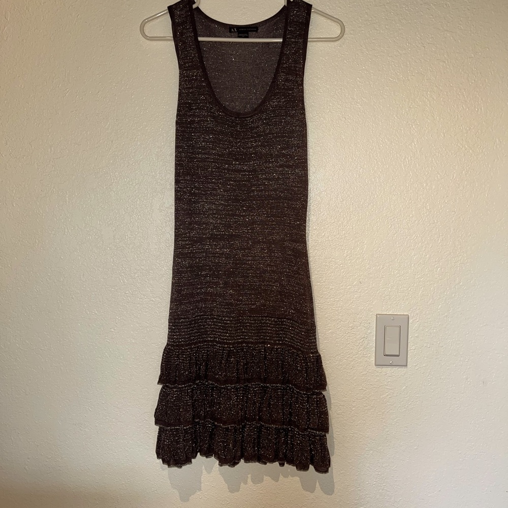 Armani Exchange woven long dress